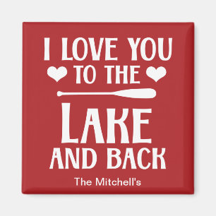 I Kärlek till Sjö och bak - LakehouseCottage Magnet