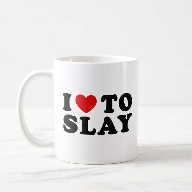I Kärlek till Slay Kaffemugg (Vänster)