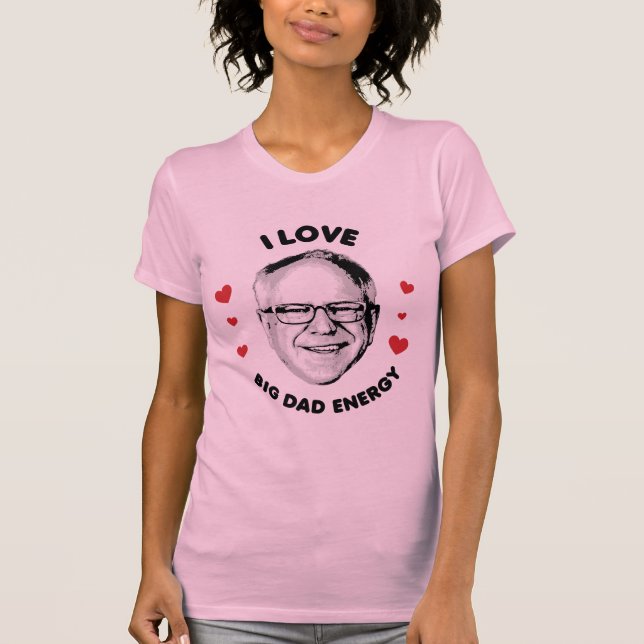 I Kärlek Tim Walz Big Pappa Energy T Shirt (Framsida)
