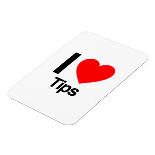 I Kärlek Tips Magnet