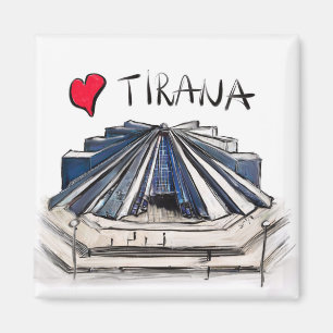 I kärlek Tirana Magnet