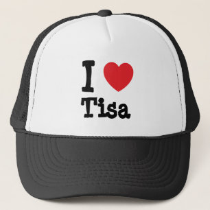 I kärlek Tisa hjärta T-Shirt Truckerkeps
