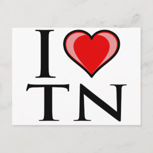 I Kärlek TN - Tennessee Vykort