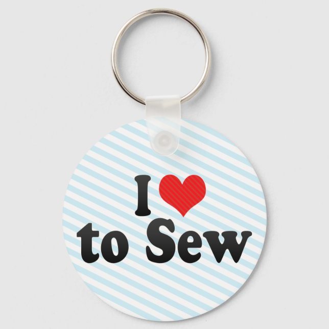 I Kärlek to Sew Nyckelring (Framsida)