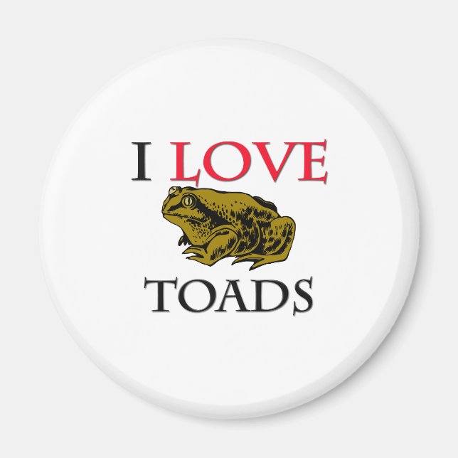 I Kärlek Toads Magnet (Framsidan)
