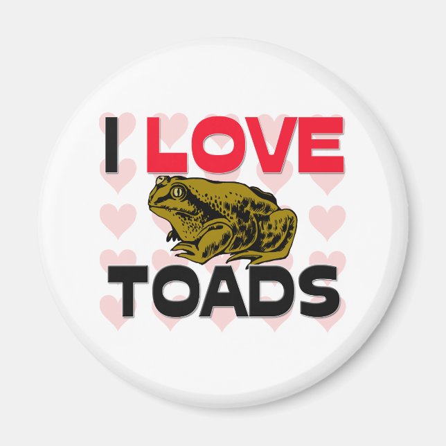I Kärlek Toads Magnet (Framsidan)