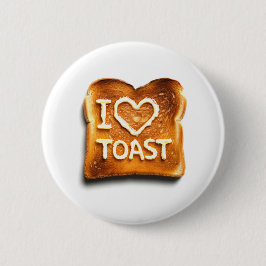 I Kärlek Toast Knapp