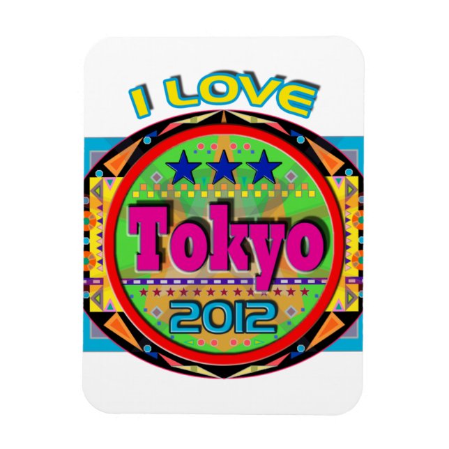 I KÄRLEK Tokyo Emblem #1 2012 Magnet (Vertikal)