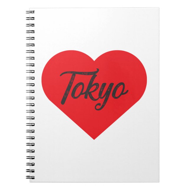 I Kärlek Tokyo - Japan Anteckningsbok (Framsidan)