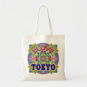 I KÄRLEK TOKYO Lycklig Bag Tygkasse