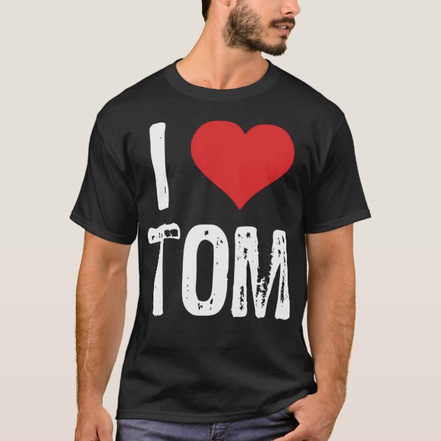 I Kärlek Tom T Shirt (Framsida)