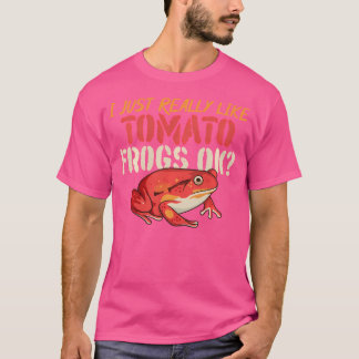 I Kärlek Tomato Frogs Funny Tomato Frog Älskare T Shirt