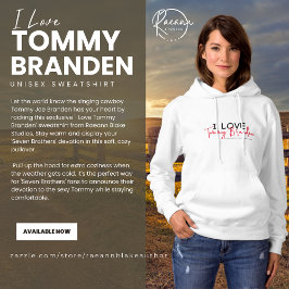 I Kärlek Tommy Brandon Hoodie T Shirt