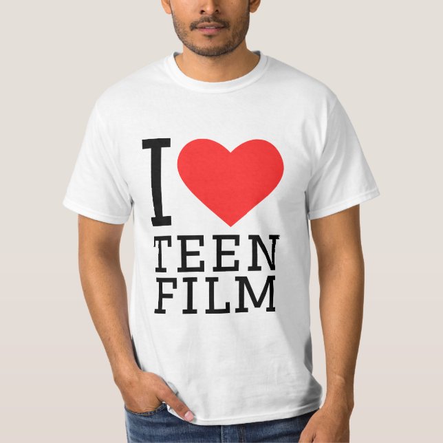 I kärlek tonåring film t shirt (Framsida)