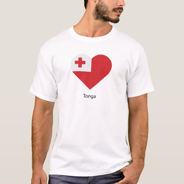 I Kärlek Tonga T Shirt (Framsida)