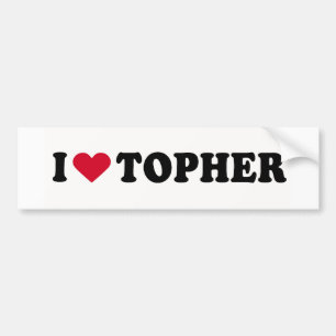 I KÄRLEK TOPHER BILDEKAL