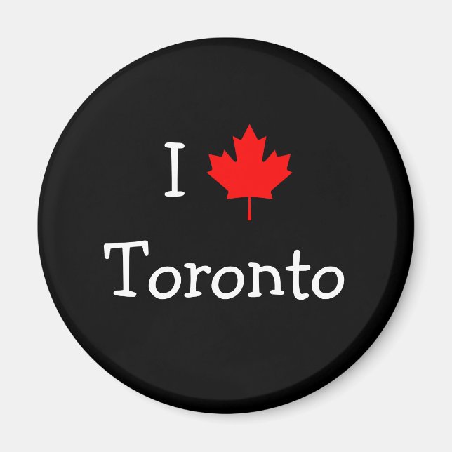 I Kärlek Toronto Magnet (Framsidan)