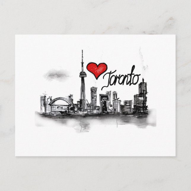 I kärlek Toronto Vykort (Framsida)