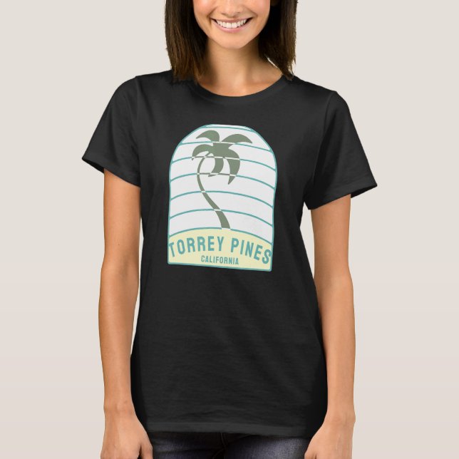 I Kärlek Torrey Gräs Beach California Handflatan T Shirt (Framsida)