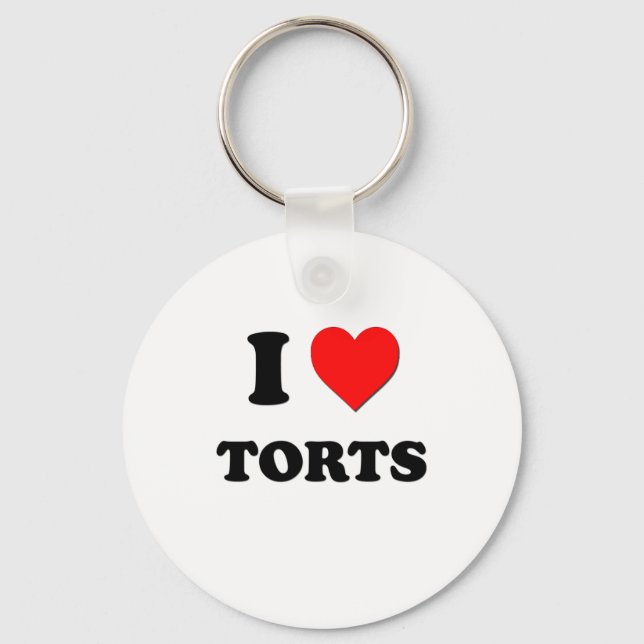 I kärlek Torts Nyckelring (Framsida)