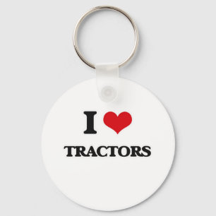 I Kärlek Tractor Nyckelring