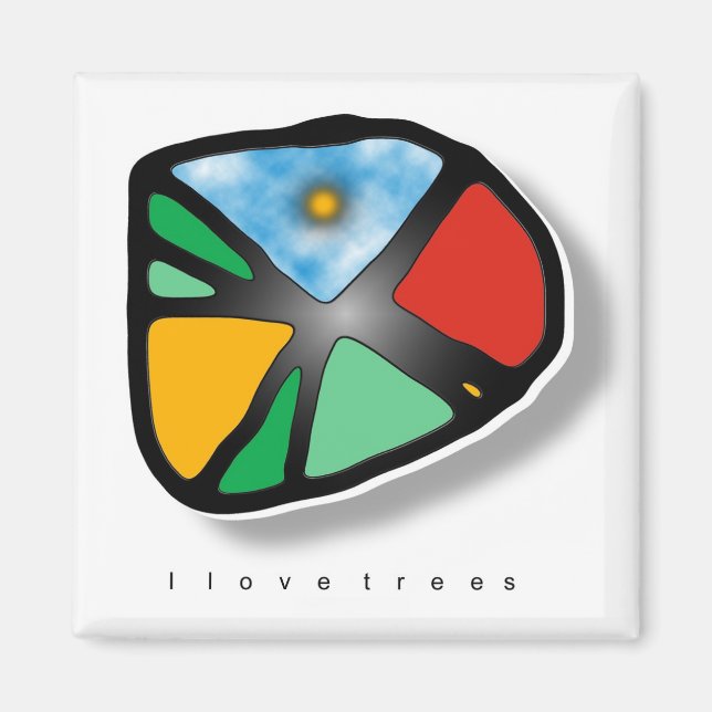 I KÄRLEK TRÄD MAGNET (Framsidan)