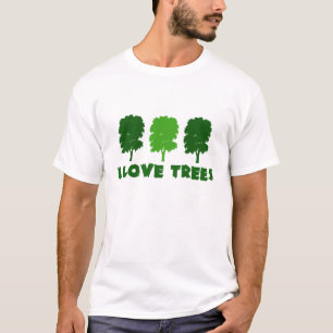 I Kärlek Träd T Shirt