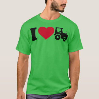 I kärlek-traktor t shirt