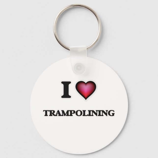 I Kärlek Trampolining Nyckelring (Framsida)