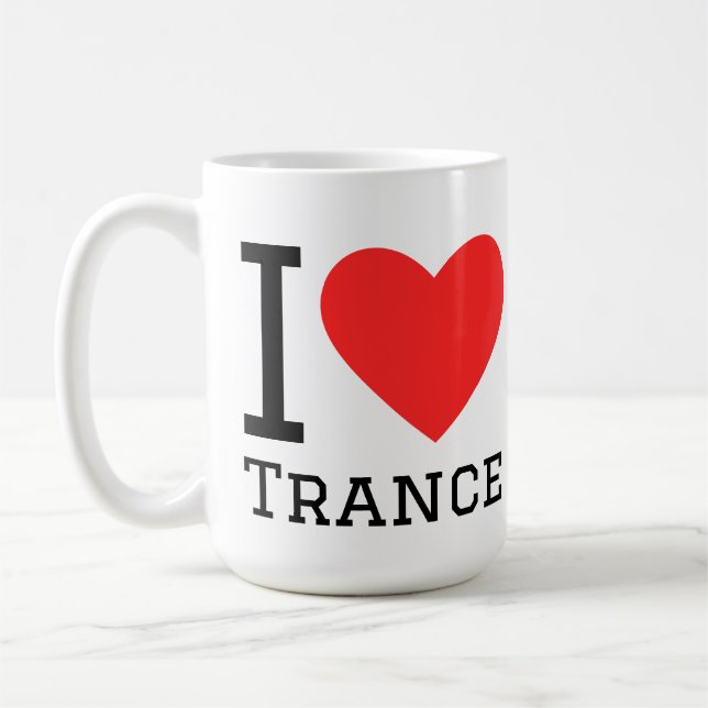 I kärlek trance kaffemugg (Vänster)