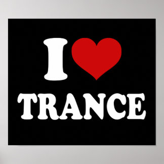 I Kärlek Trance Poster