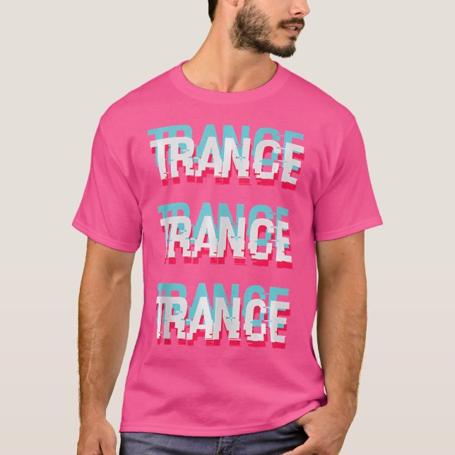 I Kärlek Trance T Shirt (Framsida)