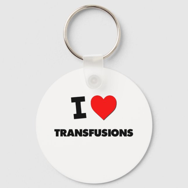 I kärlek Transfusions Nyckelring (Framsida)