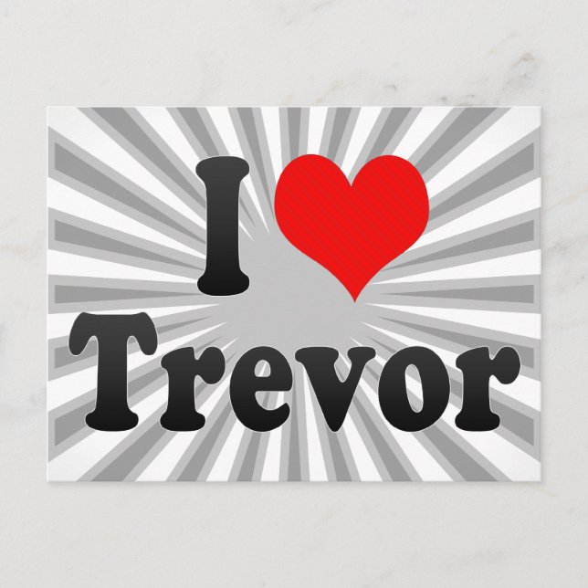 I kärlek Trevor Vykort (Framsida)