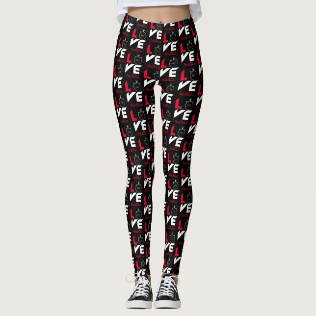 I kärlek triathlon leggings (Framsida)