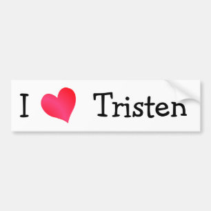 I Kärlek Tristan Bildekal