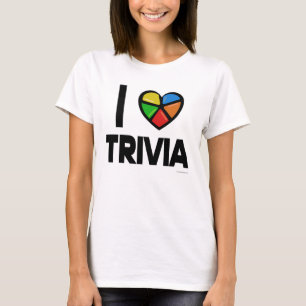 I Kärlek Trivia Roligt Epic Gamer Slogan T Shirt