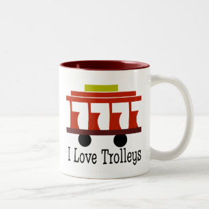 I Kärlek Trolleys Två-Tonad Mugg