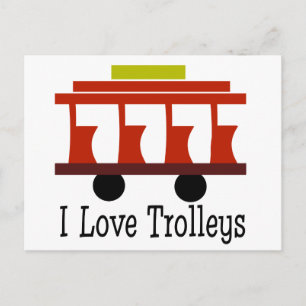 I Kärlek Trolleys Vykort
