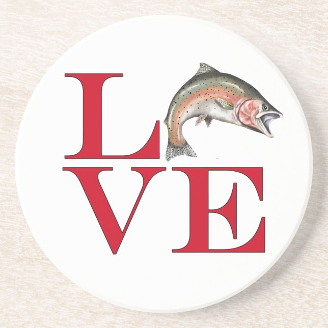 I Kärlek Trout Underlägg (Framsidan)