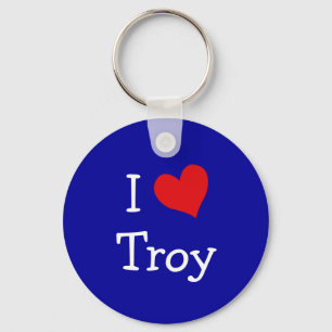 I Kärlek Troy Nyckelring