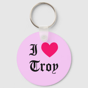 I Kärlek Troy Nyckelring