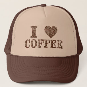 I kärlek truckerkeps kaffe!
