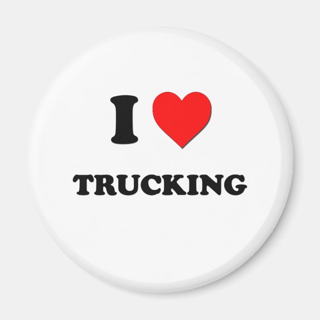 I kärlek Trucking Magnet (Framsidan)