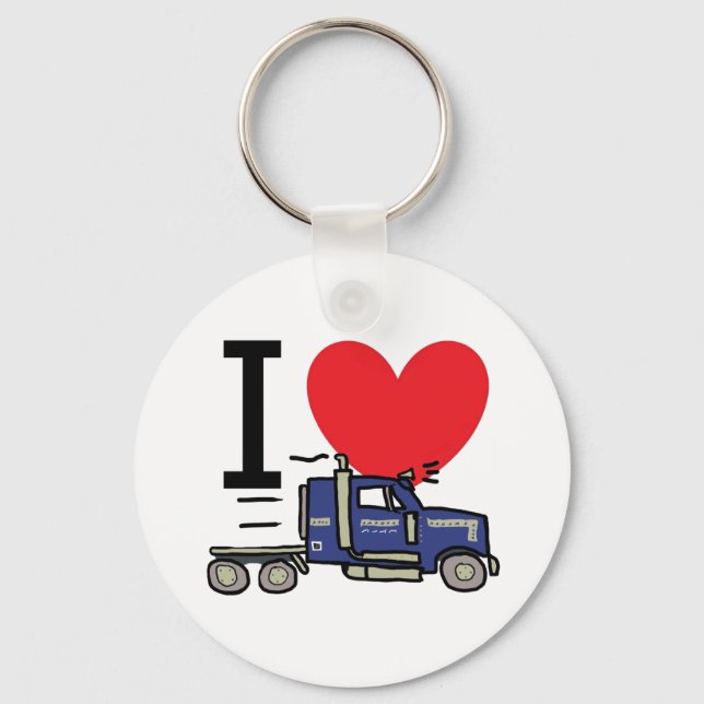 I Kärlek Trucking Nyckelring (Framsida)