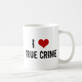 I Kärlek True Crime Kaffemugg