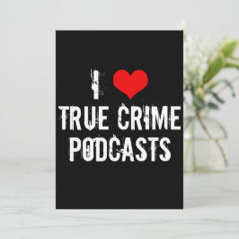 I Kärlek True Crime Podcasts Coola Podcaster Card
