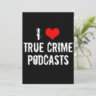 I Kärlek True Crime Podcasts Coola Podcaster Card