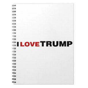 I Kärlek Trump Anteckningsbok