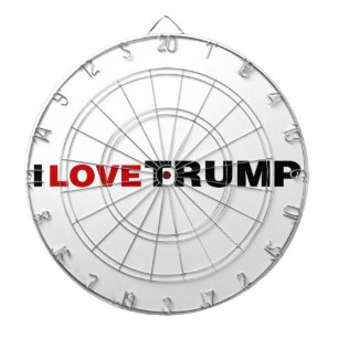 I Kärlek Trump Darttavla